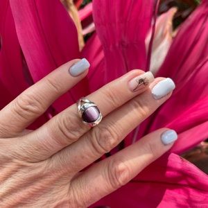 Tiger Eye sterling silver ring